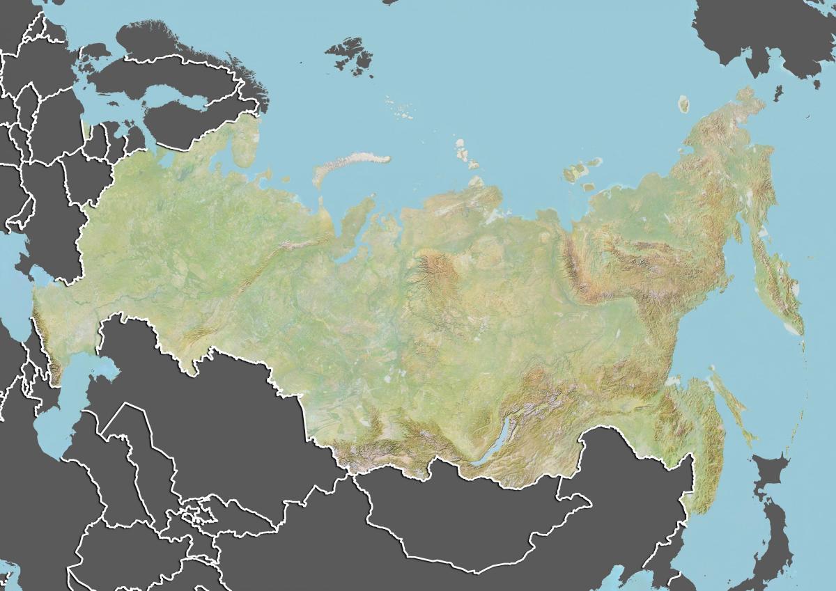 mapa de Kazajstán geografía