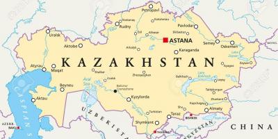 Mapa de astana, Kazajstán